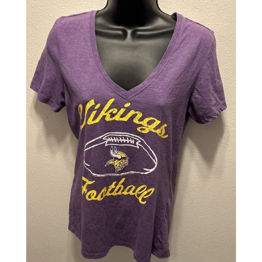 Women’s Team NFL Minnesota‎ Vikings VNeck Size Medium
